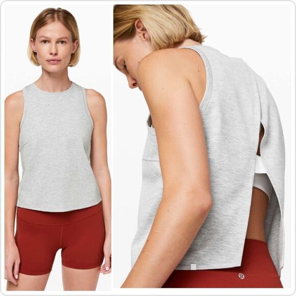 Lululemon Minimal Tank Heathered Power Grey - Picture 2 of 9